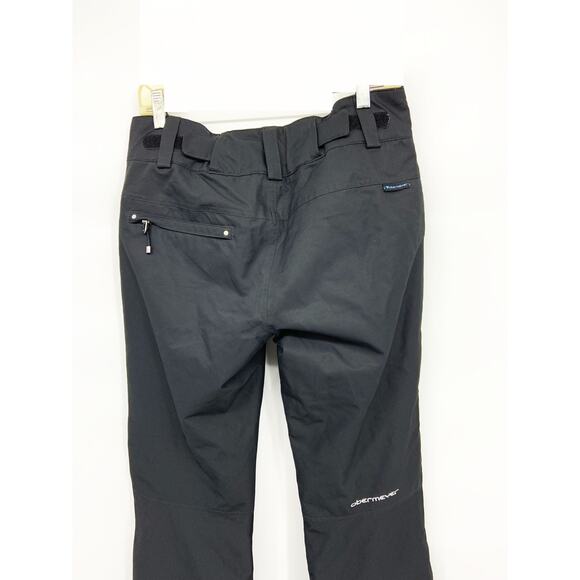 Womens Obermeyer Snow Pants Black with Pocket Size 6 - Picture 4 of 9